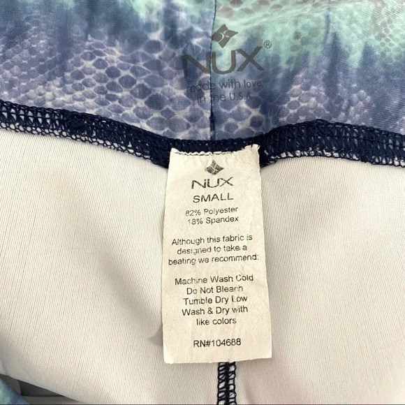 NUX Rio Capri Leggings Chameleon Ombré athletic Activewear Summer Crop Size S - Picture 8 of 8